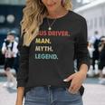 Herren Busfahrer Mann Mythos Legende Langarmshirts Geschenke für Sie