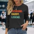 Husband Daddy Legend Fathers Day For Daddy Best Dad Long Sleeve T-Shirt T-Shirt Gifts for Her