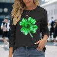 Irish Lucky Shamrock Green Clover St Patricks Day Patricks Long Sleeve T-Shirt Gifts for Her