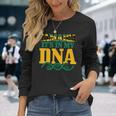 Jamaica Its In My Dna Jamaican Flag Pride Long Sleeve T-Shirt T-Shirt Gifts for Her