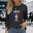 Jeff Name Jeff Eagle Lifetime Member Gif Long Sleeve T-Shirt Gifts for Her