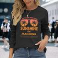 Just A Girl Who Loves Sunshine And Mahjong For Woman Long Sleeve T-Shirt T-Shirt Gifts for Her