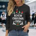 Koch Name Christmas Crew Koch Long Sleeve T-Shirt Gifts for Her