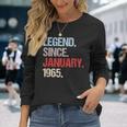 Legende Seit Januar 1965 Jahrgang Geburtstag Langarmshirts Geschenke für Sie