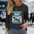Level 10 Unlocked Video Game 10Th Birthday Gamer Boys Tshirt Long Sleeve T-Shirt Gifts for Her