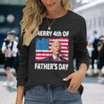 Merry 4Th Of July Fathers Day 4Th Of July Long Sleeve T-Shirt Gifts for Her