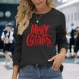 Merry Christmas Weihnachts Spruch Dekoration Damen Herren V5 Langarmshirts Geschenke für Sie