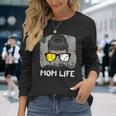 Mom Life Sport Mother Sunglasses Softball BaseballLong Sleeve T-Shirt Gifts for Her