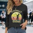 Ofishally Retired Fishing Retirement Men Women Long Sleeve T-shirt Graphic Print Unisex Gifts for Her