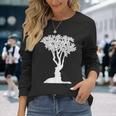 Optical Illusion Tree Man Woman Faces Long Sleeve T-Shirt T-Shirt Gifts for Her