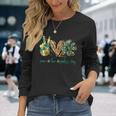 Peace Love Pattys Day St Patricks Day Long Sleeve T-Shirt Gifts for Her