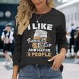 I Like Peanut Butter And 3 People Peanut Butter Long Sleeve T-Shirt Gifts for Her
