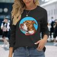 Pitbull Mom Pitbull Dad Fantastische Pitbull-Besitzer Langarmshirts Geschenke für Sie