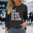 Pops The Man Der Mythos Die Legende Dad Langarmshirts Geschenke für Sie