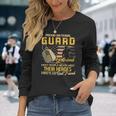 Proud National Guard Girlfriend Military Girlfriend Long Sleeve T-Shirt Gifts for Her