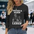 Quad Vater Sohn Papa Atv Fahrer Vatertag Langarmshirts Geschenke für Sie