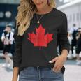 Red Maple LeafShirt Canada Day Edition Long Sleeve T-Shirt Gifts for Her