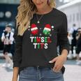 Retro Tinsel Tits And Jingle Balls Funny Matching Christmas Men Women Long Sleeve T-shirt Graphic Print Unisex Gifts for Her