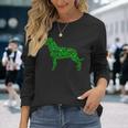 Rottweiler Dog Shamrock Leaf St Patrick Day Long Sleeve T-Shirt Gifts for Her