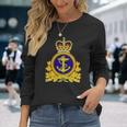 Royal Canadian Navy Rcn Military Armed Forces Long Sleeve T-Shirt Gifts for Her
