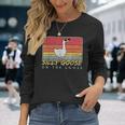 Silly Goose On The Loose Silly Goose University Long Sleeve T-Shirt T-Shirt Gifts for Her