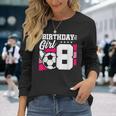 Soccer Birthday Party 8 Year Old Girl 8Th Birthday Long Sleeve T-Shirt T-Shirt Gifts for Her