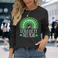 St Pattys Pregnancy Announcement St Patricks Day Pregnant Long Sleeve T-Shirt Gifts for Her