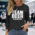 Team Beer - Lifetime Member - Funny Beer Drinking Buddies Men Women Long Sleeve T-shirt Graphic Print Unisex Gifts for Her