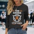 Team Harris Lifetime Member Gift For Surname Last Name Men Women Long Sleeve T-shirt Graphic Print Unisex Gifts for Her
