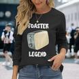 Toaster Legend Langarmshirts für Brot- und Toastliebhaber, Frühstücksidee Geschenke für Sie