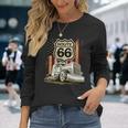 Trucker Route Long Sleeve T-Shirt Gifts for Her