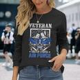 Veteran Of The United States Us Air Force American Flag Usaf Long Sleeve T-Shirt Gifts for Her