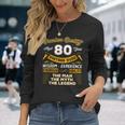 Vintage The Man Myth Legend 80 Yrs 80Th Birthday Long Sleeve T-Shirt T-Shirt Gifts for Her