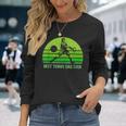 Vintage Retro Best Tennis Dad Ever Fathers Day Long Sleeve T-Shirt T-Shirt Gifts for Her