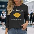 I Like Waffles Belgian Waffles Lover V3 Men Women Long Sleeve T-Shirt T-shirt Graphic Print Gifts for Her