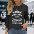 Woodford Blood Runs Through My Veins Long Sleeve T-Shirt Gifts for Her