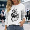 Black Art Aquarius Lover Aquarius Horoscope Long Sleeve T-Shirt Gifts for Her