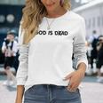 God Is Dad Long Sleeve T-Shirt T-Shirt Gifts for Her