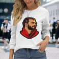 The God Giga Chad Meme Long Sleeve T-Shirt Gifts for Her