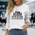 Im The Veteran Not The Veterans Wife Men Women Long Sleeve T-shirt Graphic Print Unisex Gifts for Her