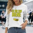 Lustiges Bienen-Motiv Langarmshirts Ich bin eine Biene in Weiß für Imker Geschenke für Sie