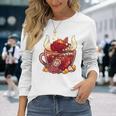 Taurus Zodiac Teacup Long Sleeve T-Shirt T-Shirt Gifts for Her