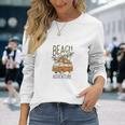 Van Car Parking On The Beach Long Sleeve T-Shirt Gifts for Her