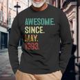 30 Years Old Awesome Since May 1993 30Th Birthday Long Sleeve T-Shirt T-Shirt Gifts for Old Men