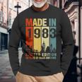 40Th Birthday Made In 1983 Limited Edition 40 Years Old Long Sleeve T-Shirt T-Shirt Gifts for Old Men