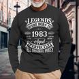 40Th Birthday Vintage Legends Born In 1983 40 Years Old Long Sleeve T-Shirt T-Shirt Gifts for Old Men