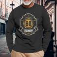 60 Geburtstag 60 Jahre Aged 60 Years Whiskey Whisky Langarmshirts Geschenke für alte Männer