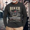 60 Geburtstag Mann Biker 60 Jahre Alt Motorrad 1963 Langarmshirts Geschenke für alte Männer