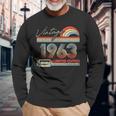 60 Year Old Born In 1963 Vintage 60Th Birthday Long Sleeve T-Shirt T-Shirt Gifts for Old Men