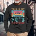 This Is My 70S Costume Vintage 1970S Hippie Groovy Style Long Sleeve T-Shirt Gifts for Old Men
